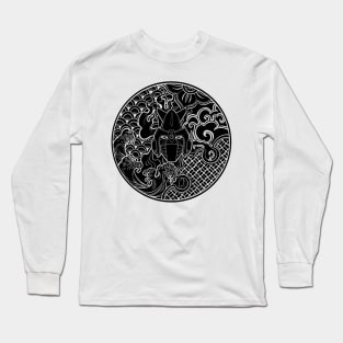 MECHA ROBOT BLACK Long Sleeve T-Shirt